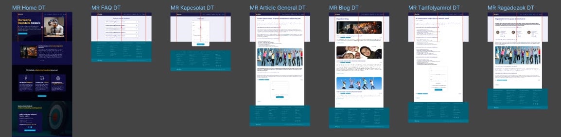 Figma webdesign tanfolyam képernyőkép